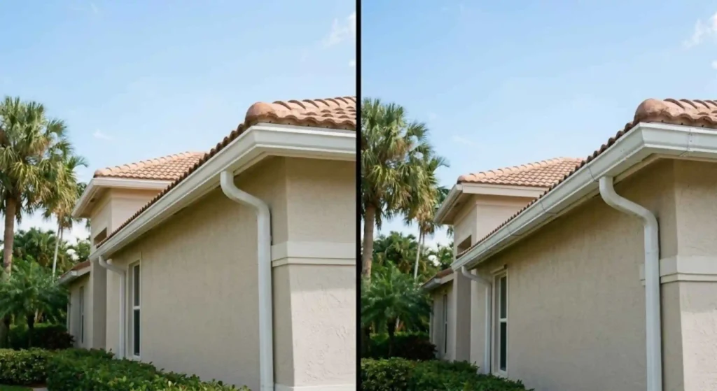 Comparison of sectional and seamless gutter systems